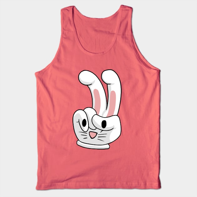 Bunny Ears Tank Top by caravantshirts